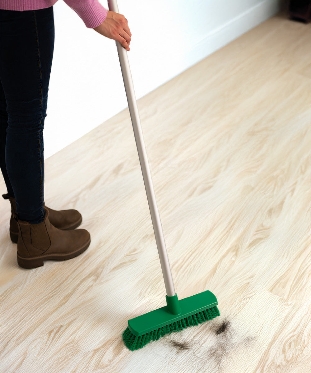 Everyday Sweeping Broom 280mm - Green (Soft)